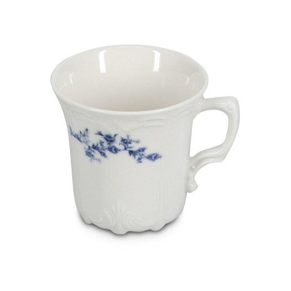 Biała/niebieska porcelanowa filiżanka do cappuccino 200 ml Retro – BonBistro-image-2