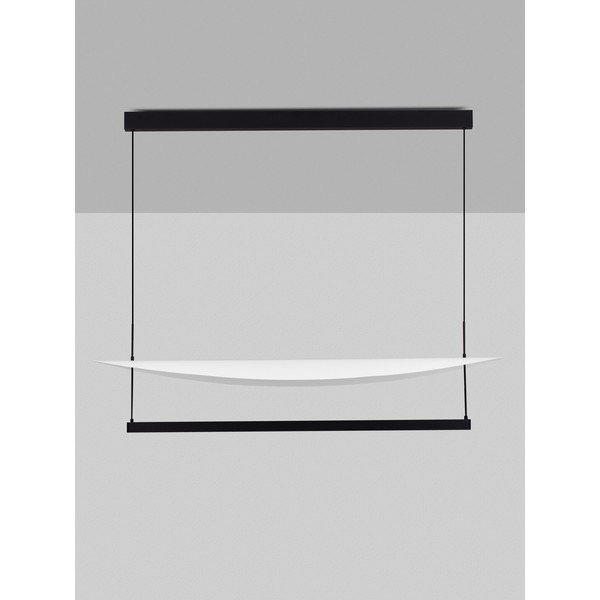 Biała/w kolorze matowej czerni aluminiowa lampa wisząca LED ze ściemniaczem Diona – Nova Luce-image-4