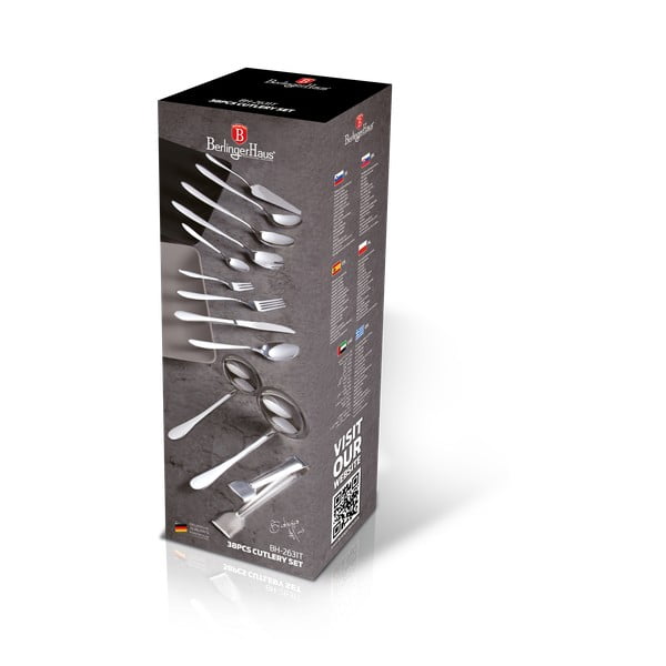 Sztućce ze stali nierdzewnej 38 szt. Jumbo – BerlingerHaus-image-2