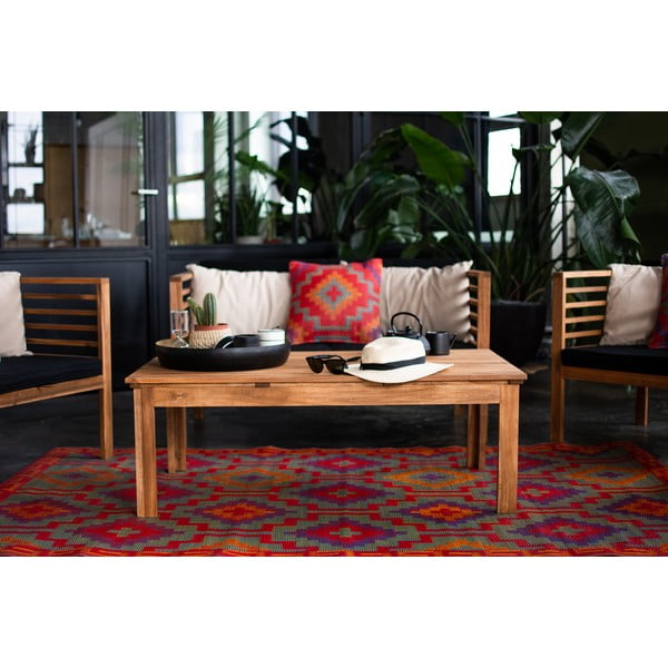 Pomarańczowo-fioletowy dwustronny dywan na zewnątrz z tworzywa sztucznego z recyklingu Fab Hab Lhasa Orange & Violet, 120x180 cm-image-4