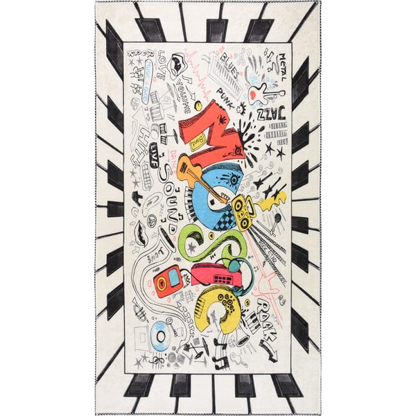 Dywan dziecięcy odpowiedni do prania 80x120 cm Musical – Vitaus