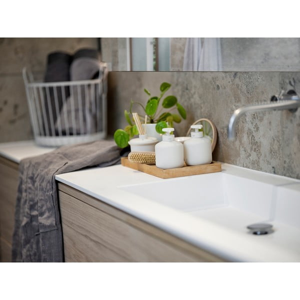 Biały kamionkowy dozownik do mydła Inu – Zone-image-1