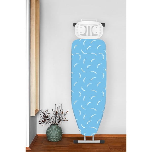 Niebieski bawełniany pokrowiec na deskę do prasowania Wenko Air M-image-1