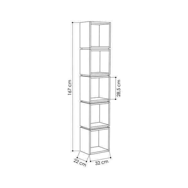 Biała biblioteczka Multi White-image-2