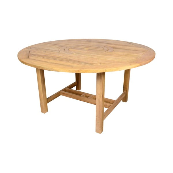 Okrągły stół ogrodowy z drewna tekowego Ezeis Sun, ø 150 cm
