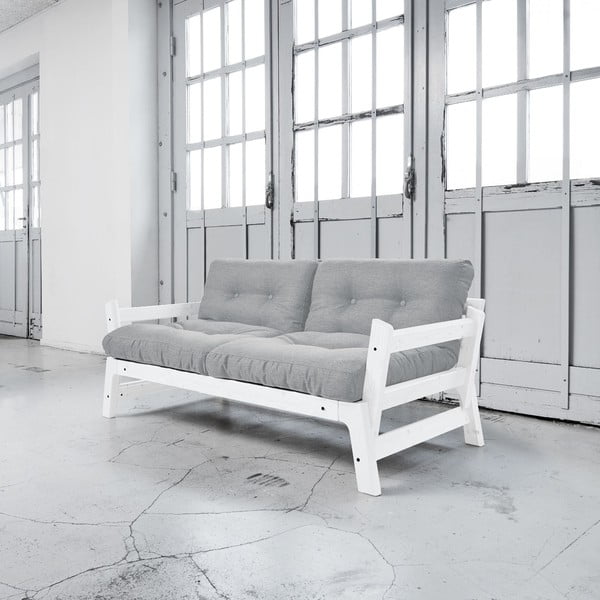 Sofa rozkładana Karup Step White/Light Grey