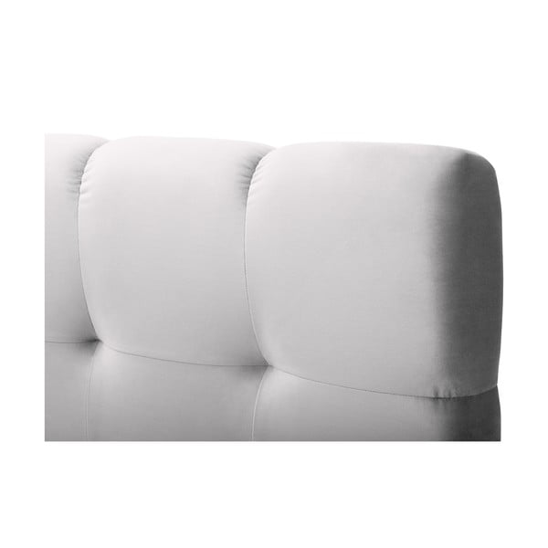 Jasnoszare łóżko boxspring ze schowkiem 160x200 cm Bali – Cosmopolitan Design-image-4