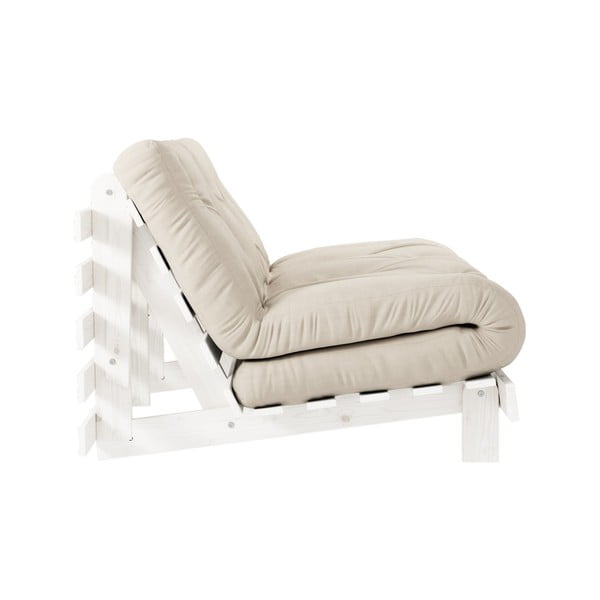 Sofa rozkładana Karup Design Roots White/Beige-image-4