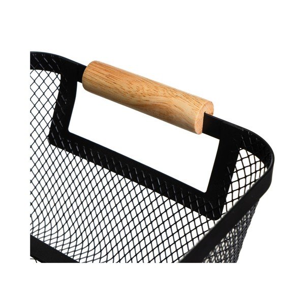 Metalowe koszyki druciane zestaw 2 szt. 33x21x14 cm – Casa Selección-image-2