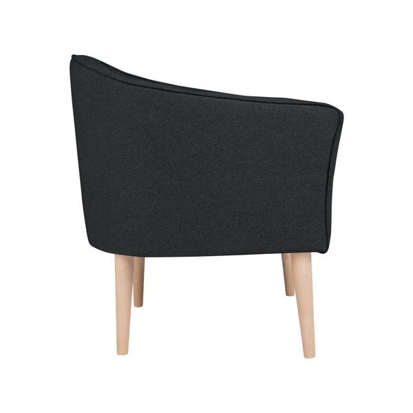 Czarny fotel Kooko Home Piri-image-3