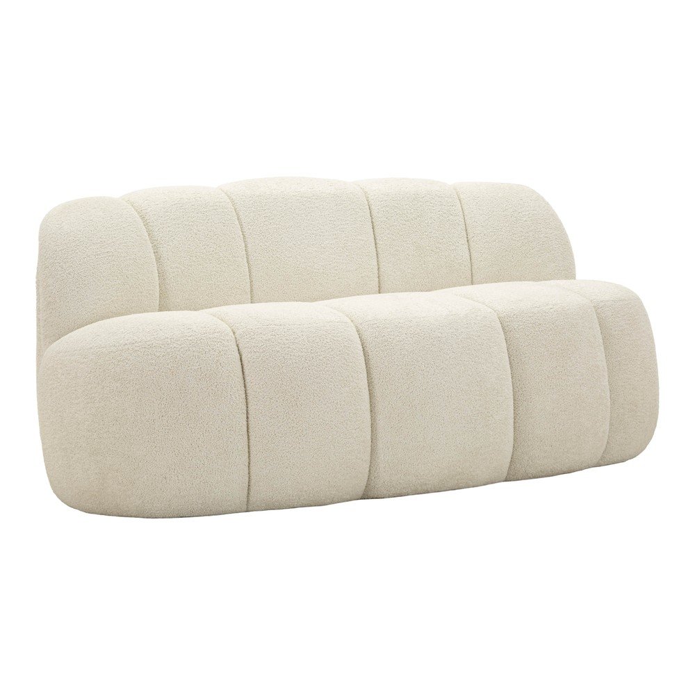 Biała sofa z materiału bouclé 145 cm Ball – Mauro Ferretti (zdjęcie 3)