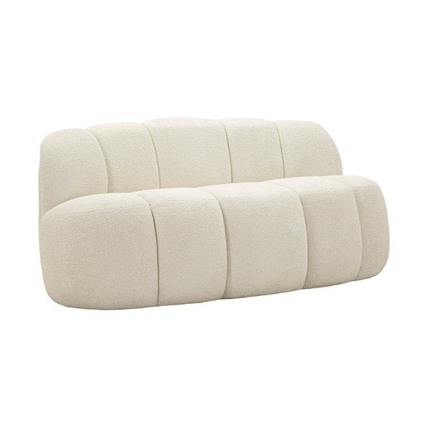 Biała sofa z materiału bouclé 145 cm Ball – Mauro Ferretti-image-2