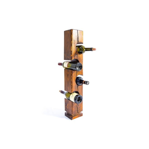 Regał na wino w dekorze orzecha Wiholder – Kalune Design