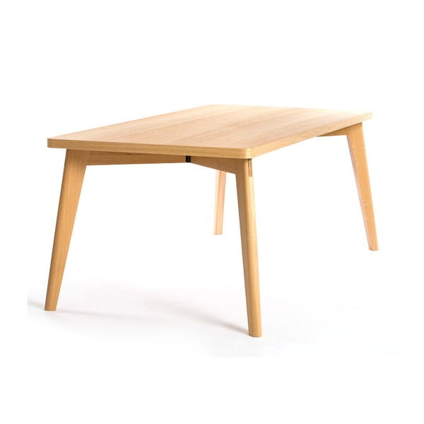 Stół do jadalni z drewna dębowego Ellenberger design Private Space, 180x90 cm