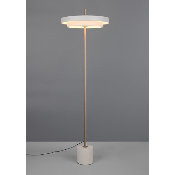 Lampa stojąca LED ze ściemniaczem w kolorze kości słoniowej (wysokość 138 cm) Keaton – Trio-image-1