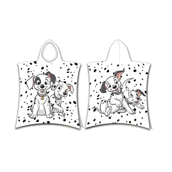 Biały szlafrok dziecięcy frotte 101 Dalmatins – Jerry Fabrics
