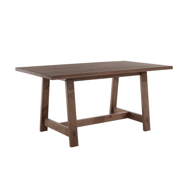 Brązowy stół z litego drewna sosnowego 90x160 cm Derby – Støraa-image-1