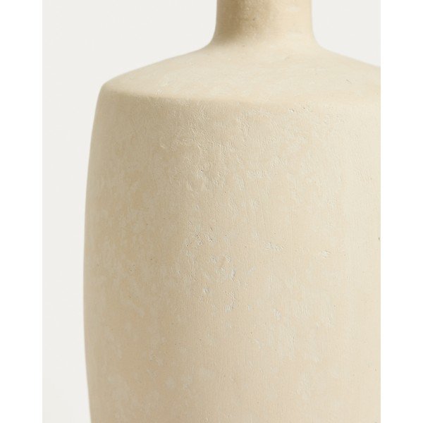 Kremowy wazon z papier mâché (wysokość 26 cm) Mireni – Kave Home-image-2