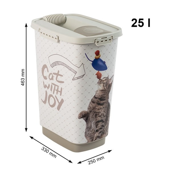 Pojemnik na karmę 25 l Cody – Rotho-image-3