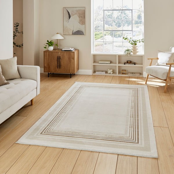 Beżowo-kremowy dywan 80x150 cm Mirage Cream – Think Rugs-image-1