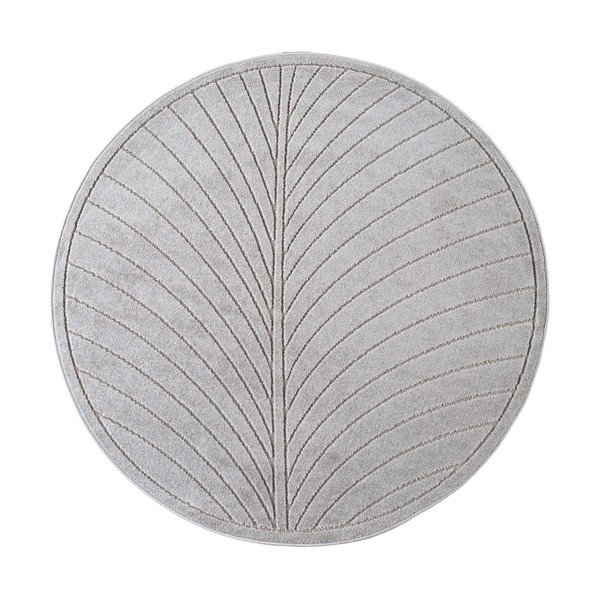 Okrągły dywan odpowiedni na zewnątrz w kolorze srebra ø 120 cm Nova 1204 – Ayyildiz Carpets
