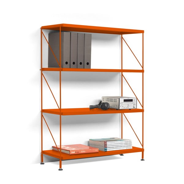 Pomarańczowa półka Mobles 114 Tria 