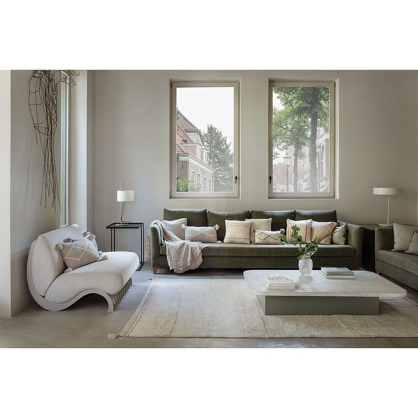 Kremowy bawełniany dywan tkany ręcznie odpowiedni do prania 170x240 cm Bloom Natural – Lorena Canals-image-4