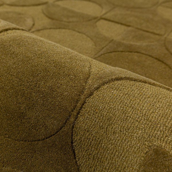 Ciemnozielony wełniany dywan tkany ręcznie 160x230 cm Gigi – Flair Rugs-image-3