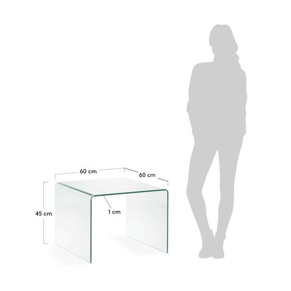 Szklany stolik 60x60 cm Burano – Kave Home-image-3