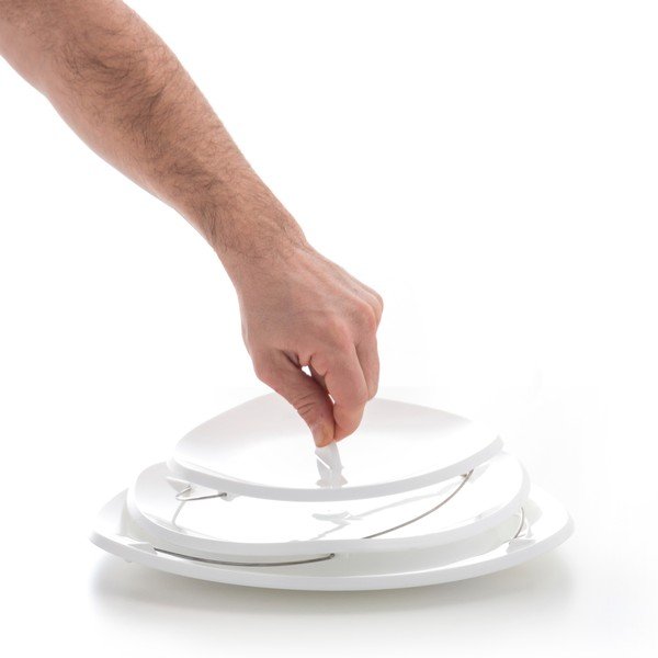 3-piętrowa biała etażerka InnovaGoods-image-4