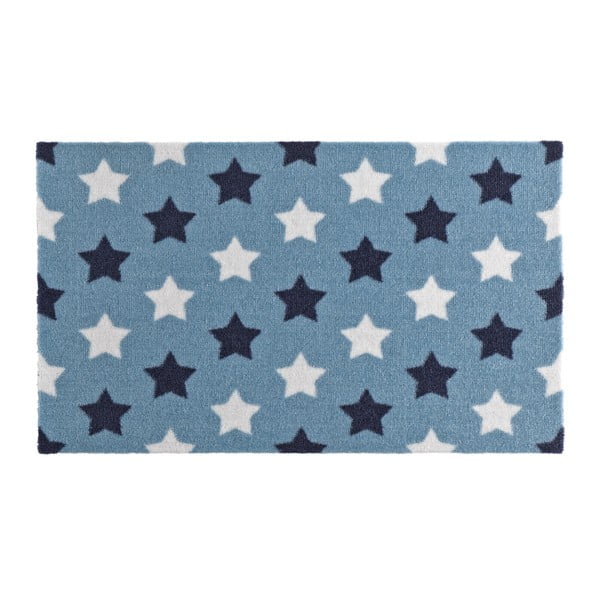 Niebieska wycieraczka Hanse Home Design Blue Retro, 50x70 cm