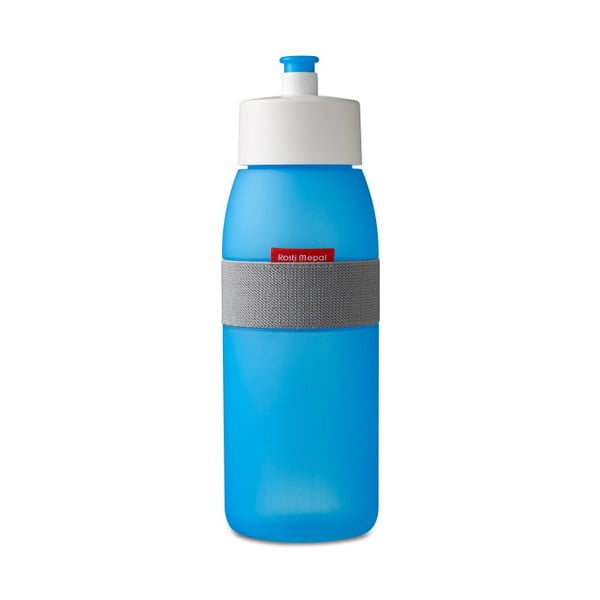 Niebieska butelka na wodę Rosti Mepal Ellipse Sports, 500 ml