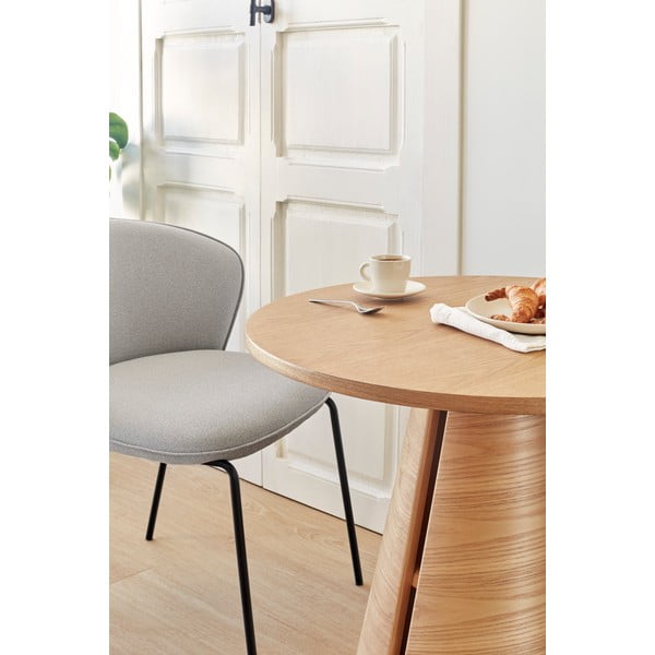 Naturalny okrągły stół w dekorze dębu ø 65 cm Cep – Teulat-image-2