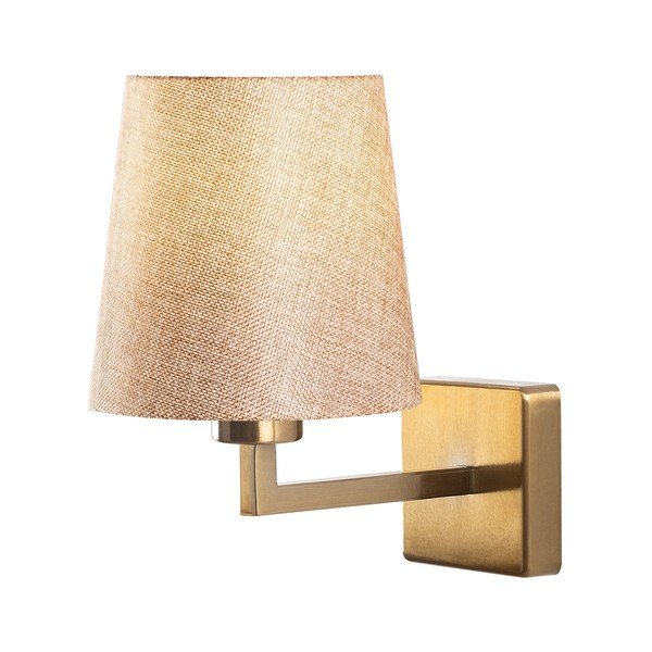 Beżowy/w kolorze złota kinkiet ø 18 cm Profil – Opviq lights-image-2