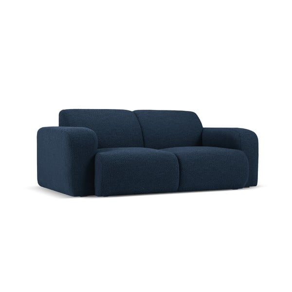 Ciemnoniebieska sofa z materiału bouclé 170 cm Molino – Micadoni Home-image-2