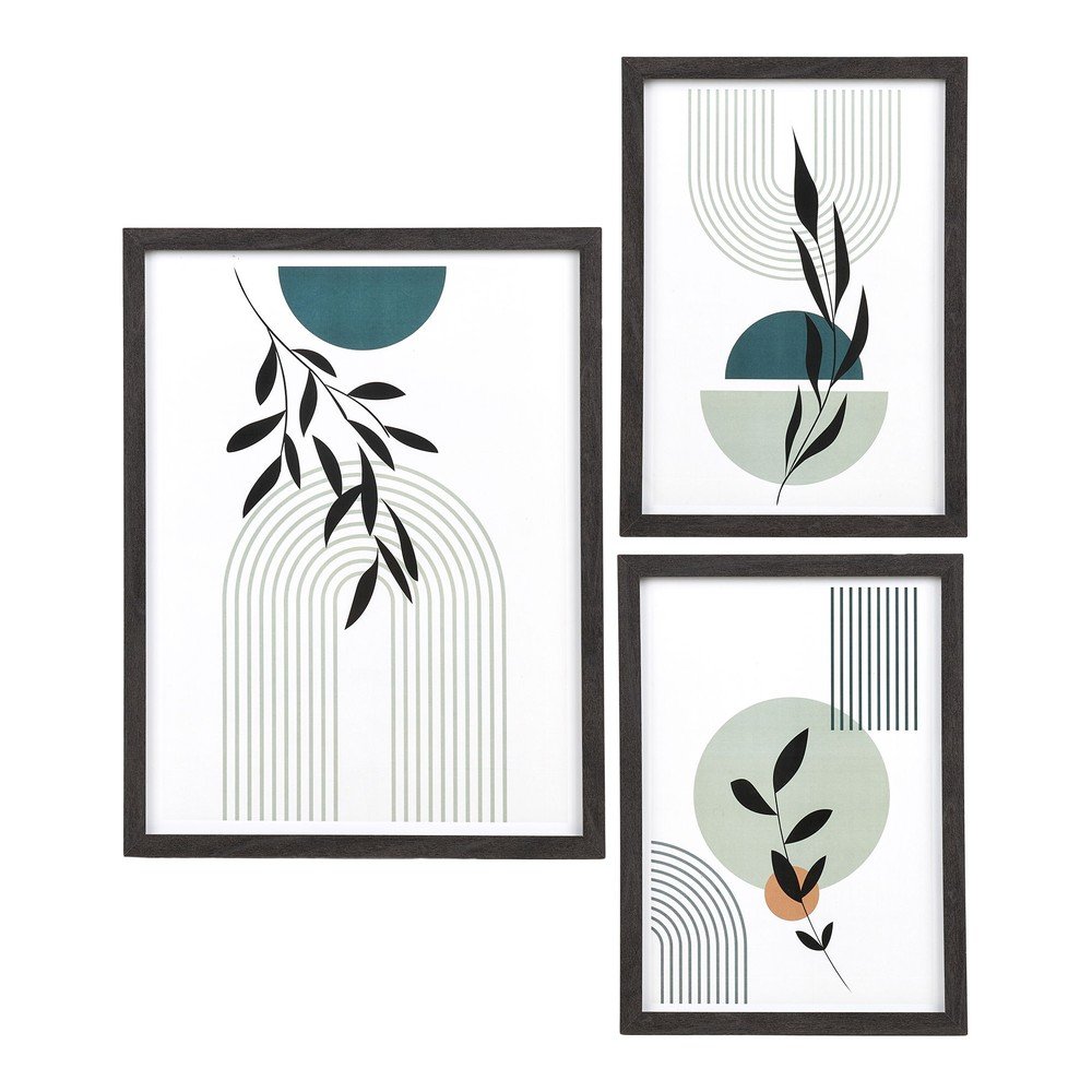Czarne ramki ścienne zestaw 3 szt. 30x40 cm Aspen – House Nordic