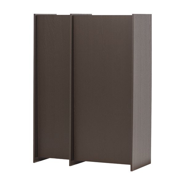 Ciemnobrązowa szafka w dekorze jesionu 102x140x44 cm Brock – WOOOD