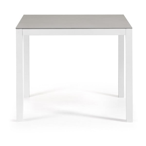 Biały stół La Forma Bogen, 90x90 cm