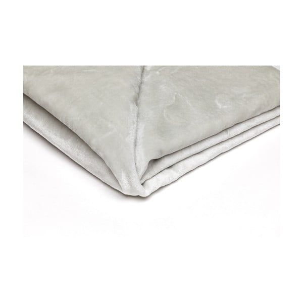 Jasnoszary koc z mikropluszu My House, 150x200 cm-image-1