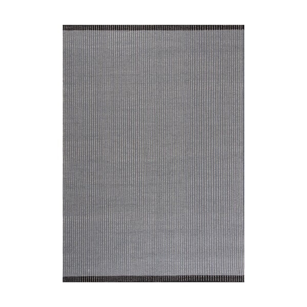 Niebieski dywan wełniany Linie Design Hisa, 140x200 cm