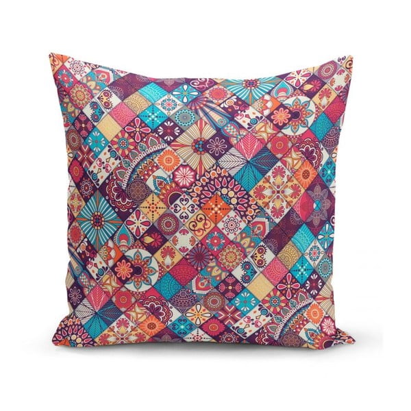 Poszewki na poduszki zestaw 4 szt. 45x45 cm Mandala Tiles – Minimalist Cushion Covers-image-4