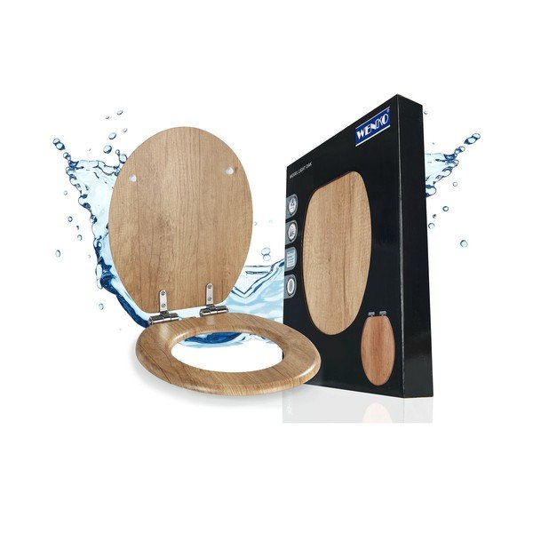Deska sedesowa wolnoopadająca 37 x 43 cm Oak – Wenko