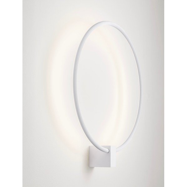 Aluminiowy kinkiet LED ze ściemniaczem w matowym białym kolorze Cercio – Nova Luce-image-2