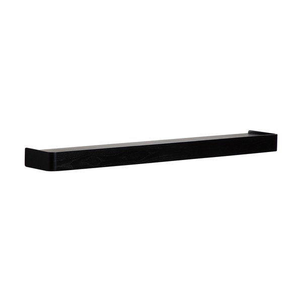 Czarna półka w dekorze jesionu 120 cm Protopia – DAN-FORM Denmark-image-3