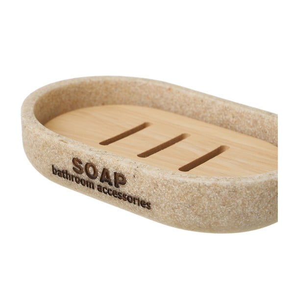 Beżowy zestaw akcesoriów łazienkowych – Casa Selección-image-2