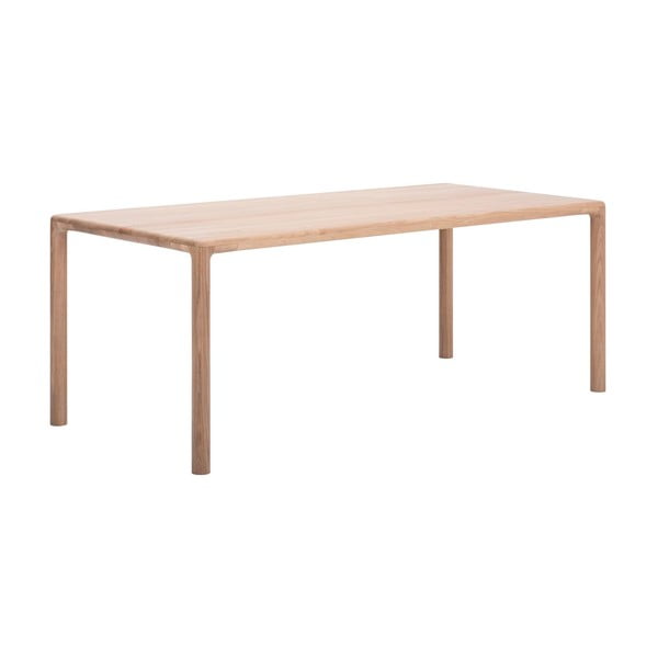 Stół z litego drewna dębowego 90x200 cm Derven – Gazzda