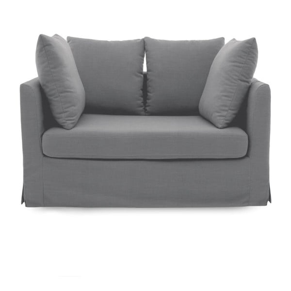 Jasnoszara sofa trzyosobowa Vivonita Coraly