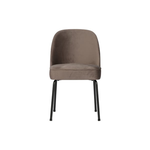 Beżowe aksamitne krzesła zestaw 2 szt. Vogue Nougat – BePureHome