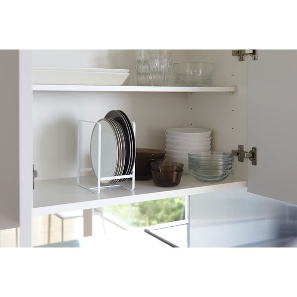 Biały stojak na talerze Yamazaki Tower-image-2