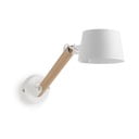 Biały/w naturalnym kolorze kinkiet dziecięcy z metalowym kloszem ø 60 cm Muse – Kave Home
